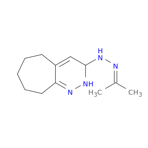 2-Propanone,2-(3,5,6,7,8,9-hexahydro-2H-cyclohepta[c]pyridazin-3-yl)hydrazone