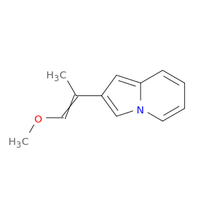 Indolizine, 2-(2-methoxy-1-methylethenyl)-