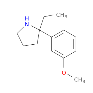 2-ethyl-2-(3-methoxyphenyl)pyrrolidine