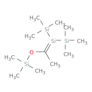 Trisilane, 1,1,1,3,3,3-hexamethyl-2-[1-[(trimethylsilyl)oxy]ethylidene]-