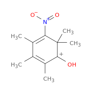 Cyclohexadienylium, 1-hydroxy-2,3,4,6,6-pentamethyl-5-nitro-