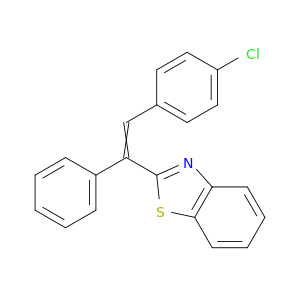 Benzothiazole, 2-[2-(4-chlorophenyl)-1-phenylethenyl]-