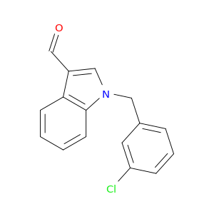1-[(3-氯苯基)甲基]-1H-吲哚-3-羧醛