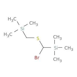 Silane, [bromo[[(trimethylsilyl)methyl]thio]methyl]trimethyl- (9CI)