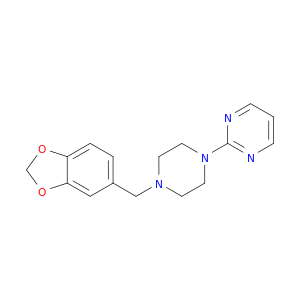 2-[4-(1,3-苯并间二氧杂环戊烯-5-基甲基)哌嗪-1-基]嘧啶
