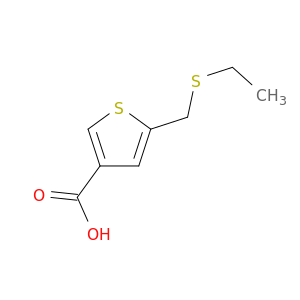 3-Thiophenecarboxylic acid, 5-[(ethylthio)methyl]-