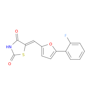 2,4-Thiazolidinedione, 5-[[5-(2-fluorophenyl)-2-furanyl]methylene]-, (5Z)-
