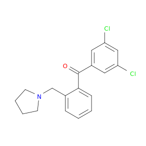3,5-DICHLORO-2'-PYRROLIDIN-1-YLMETHYLBENZOPHENONE