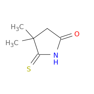 2-Pyrrolidinone, 4,4-dimethyl-5-thioxo-