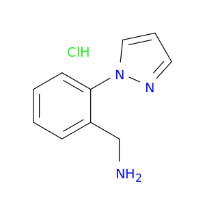 (2-(1H-Pyrazol-1-yl)phenyl)methanamine hydrochloride