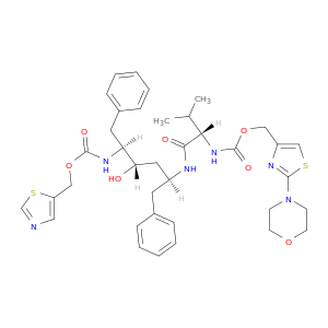 2-Oxa-4,7,12-triazatridecan-13-oicacid,10-hydroxy-5-(1-methylethyl)-1-[2-(4-morpholinyl)-4-thiazolyl]-3,6-dioxo-8,11-bis(phenylmethyl)-,5-thiazolylmethyl ester, (5S,8S,10S,11S)- (9CI)