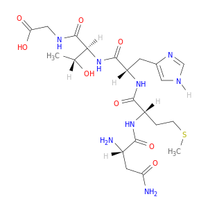 Glycine, L-asparaginyl-L-methionyl-L-histidyl-L-threonyl-