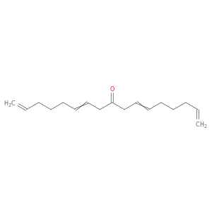 1,6,11,16-Heptadecatetraen-9-one