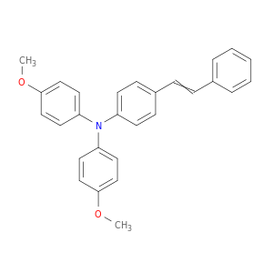 Benzenamine, N,N-bis(4-methoxyphenyl)-4-(2-phenylethenyl)-