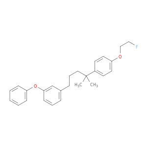Benzene, 1-[4-[4-(2-fluoroethoxy)phenyl]-4-methylpentyl]-3-phenoxy-