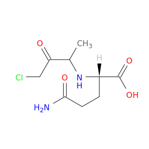 (2S)-4-CARBAMOYL-2-[(4-CHLORO-3-OXO-BUTAN-2-YL)AMINO]BUTANOIC ACID