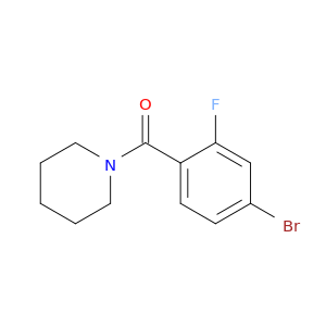 (4-溴-2-氟苯基)-1-哌啶基甲酮