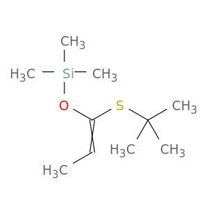 Silane, [[1-[(1,1-dimethylethyl)thio]-1-propenyl]oxy]trimethyl-