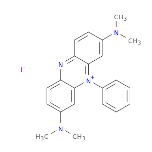Phenazinium, 3,7-bis(dimethylamino)-5-phenyl-, iodide