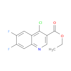4-氯-6,7-二氟-3-喹啉羧酸乙酯