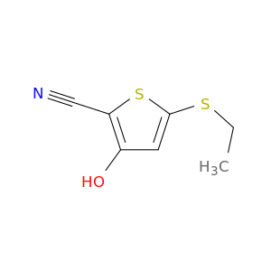 2-Thiophenecarbonitrile, 5-(ethylthio)-3-hydroxy-