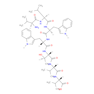 L-Valine, L-valyl-L-valyl-L-tryptophyl-L-tryptophyl-L-threonyl-L-valyl-