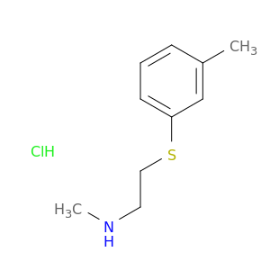 Ethanamine, N-methyl-2-[(3-methylphenyl)thio]-, hydrochloride