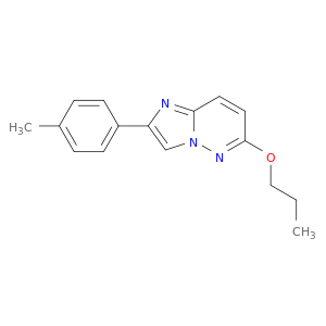 Imidazo[1,2-b]pyridazine, 2-(4-methylphenyl)-6-propoxy-