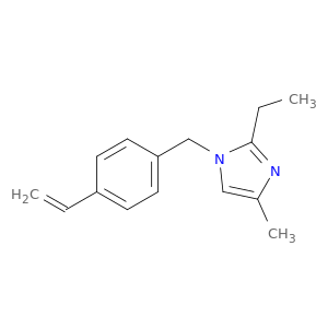 1H-Imidazole, 1-[(4-ethenylphenyl)methyl]-2-ethylmethyl-