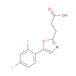3-[5-(2,4-Difluorophenyl)-1,3-oxazol-2-yl]propanoic Acid