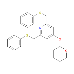 Pyridine, 2,6-bis[(phenylthio)methyl]-4-[(tetrahydro-2H-pyran-2-yl)oxy]-