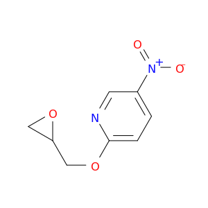 Pyridine, 5-nitro-2-(oxiranylmethoxy)- (9CI)