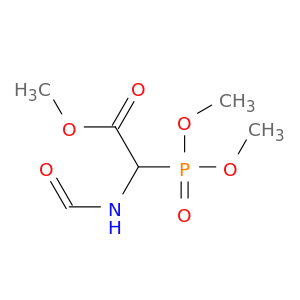 Acetic acid, (dimethoxyphosphinyl)(formylamino)-, methyl ester