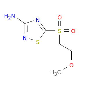 1,2,4-Thiadiazol-3-amine, 5-[(2-methoxyethyl)sulfonyl]-