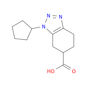 1-Cyclopentyl-4,5,6,7-tetrahydro-1H-1,2,3-benzotriazole-6-carboxylic Acid