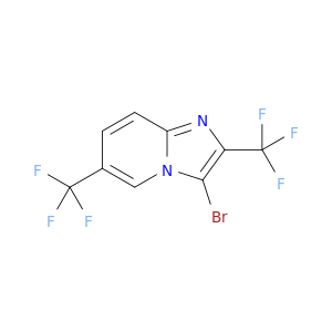 3-溴-2,6-二(三氟甲基)咪唑并[1,2-a]吡啶