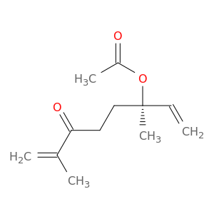 1,7-Octadien-3-one, 6-(acetyloxy)-2,6-dimethyl-, (R)-