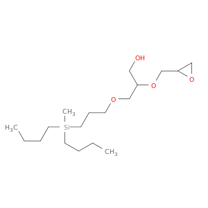 1-Propanol, 3-[3-(dibutylmethylsilyl)propoxy]-2-(oxiranylmethoxy)-