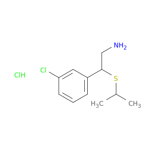2-(3-chlorophenyl)-2-(propan-2-ylsulfanyl)ethan-1-amine hydrochloride