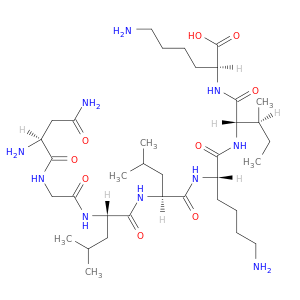 L-Lysine, L-asparaginylglycyl-L-leucyl-L-leucyl-L-lysyl-L-isoleucyl-