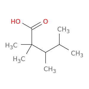 Pentanoic acid, 2,2,3,4-tetramethyl-