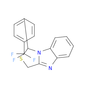 1H,3H-Thiazolo[3,4-a]benzimidazole,1-[4-(trifluoromethyl)phenyl]-