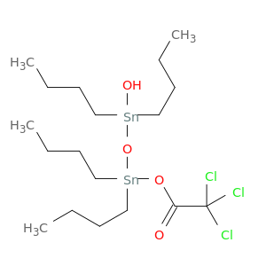 Distannoxane, 1,1,3,3-tetrabutyl-1-hydroxy-3-[(trichloroacetyl)oxy]-