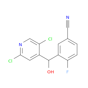 Benzonitrile, 3-[(2,5-dichloro-4-pyridinyl)hydroxymethyl]-4-fluoro-