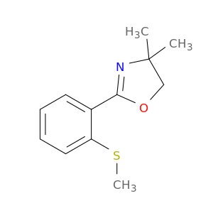 Oxazole, 4,5-dihydro-4,4-dimethyl-2-[2-(methylthio)phenyl]-