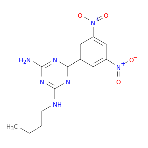 1,3,5-Triazine-2,4-diamine, N-butyl-6-(3,5-dinitrophenyl)-