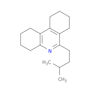 Phenanthridine, 1,2,3,4,7,8,9,10-octahydro-6-(3-methylbutyl)-