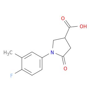 1-(4-Fluoro-3-methylphenyl)-5-oxopyrrolidine-3-carboxylic Acid