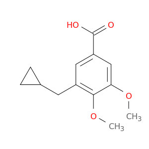 Benzoic acid, 3-(cyclopropylmethyl)-4,5-dimethoxy-