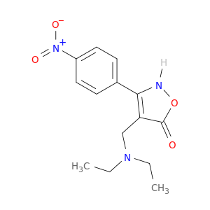 5(2H)-Isoxazolone, 4-[(diethylamino)methyl]-3-(4-nitrophenyl)-